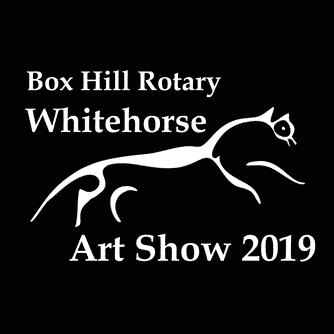 Box Hill Rotary Whitehorse Art Show Logo