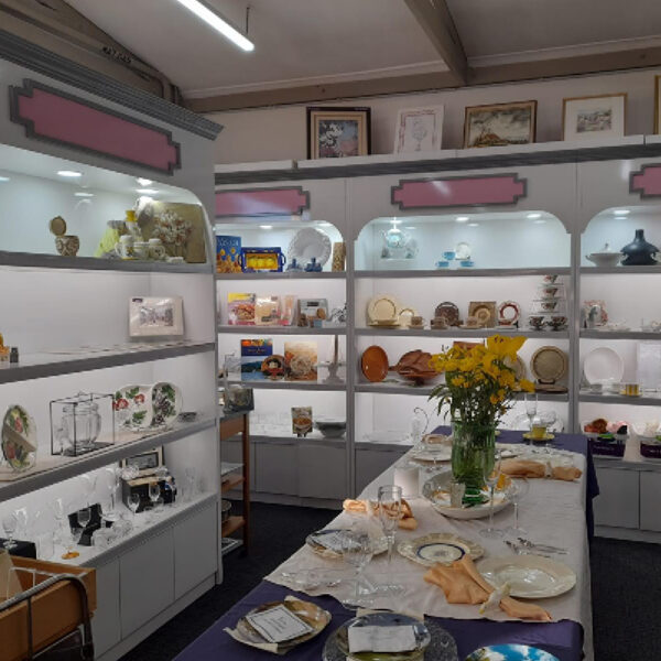 A photo inside the Alkira op shop.