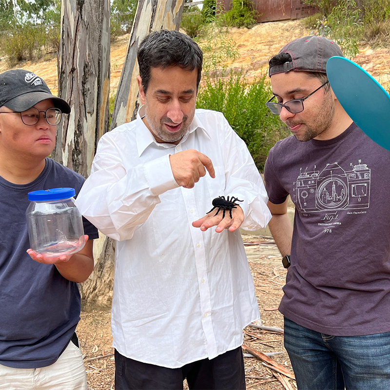Photo of Alkira's Cinema Squad - Ben, Clement and Frank.