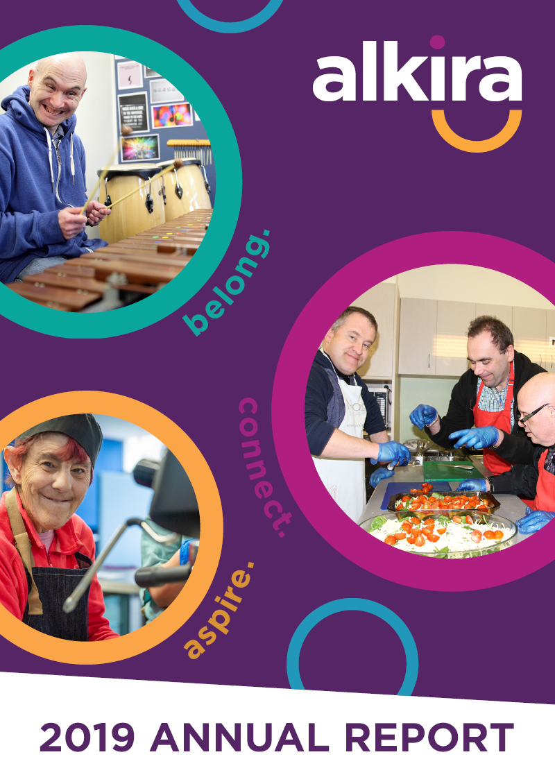 Alkira Disability Services 2019 Annual Report Front Cover