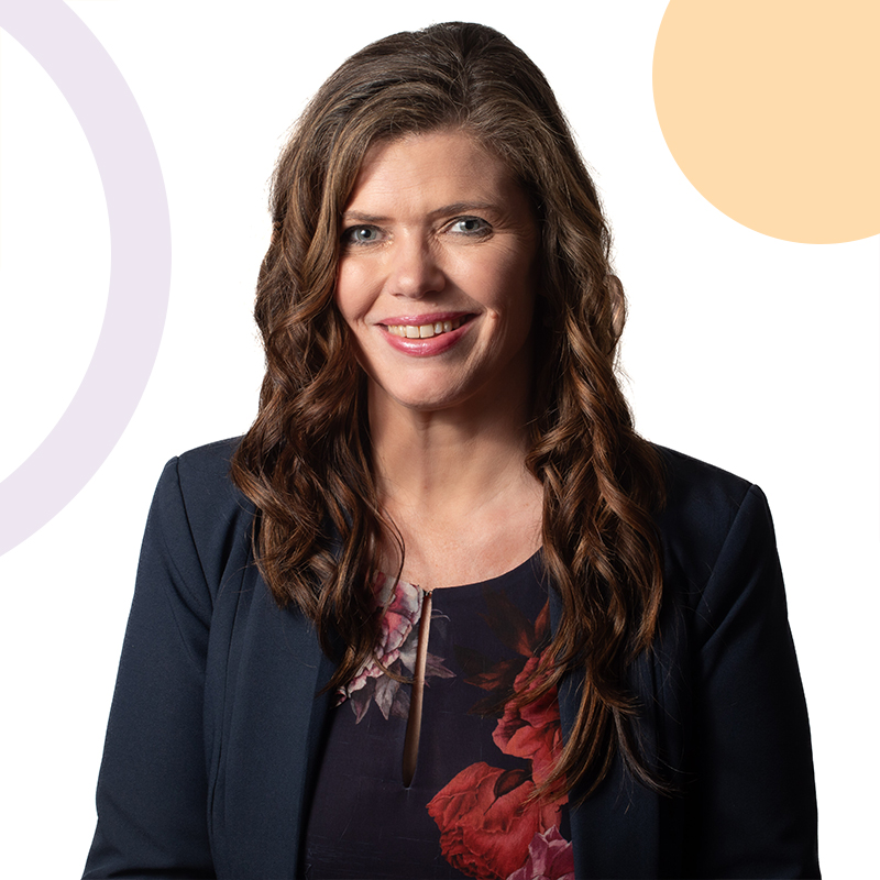 Portrait of Kelly Machin, member of the Alkira Leadership Team.