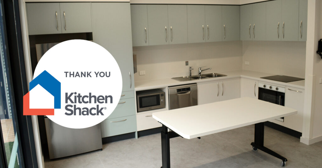 Kitchen cabinetry that Kitchen Shack donated in the Springfield Centre.