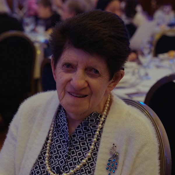 Junith enjoying dinner at the Alkira 70th anniversary gala.