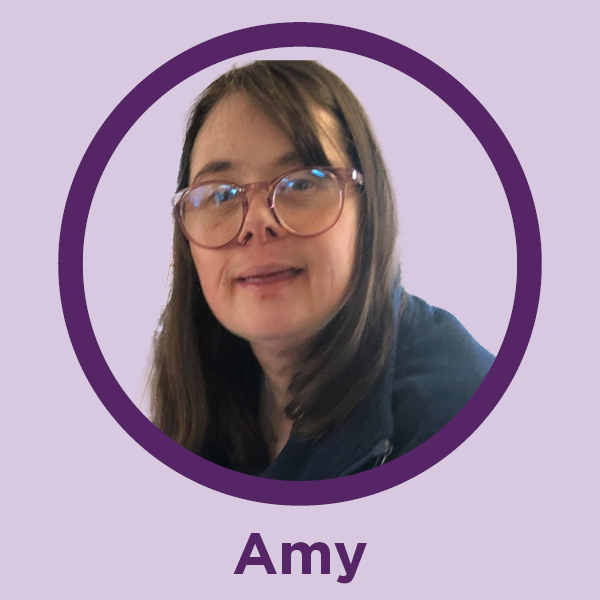 A headshot photo of Amy, a member of the 2026 Alkira Participant Committee representing Thurston Street Centre.