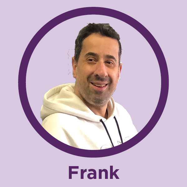 A headshot photo of Frank, a member of the 2026 Alkira Participant Committee representing Thurston Street Centre.