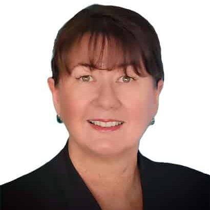 Headshot image of Alkira CEO Julia Canty-Waldron on white background